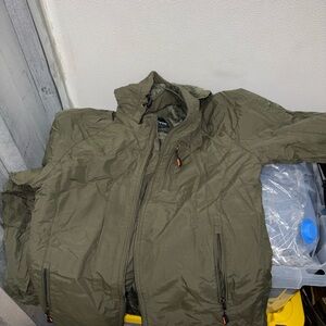 Men's Olive Green Military Field Jacket